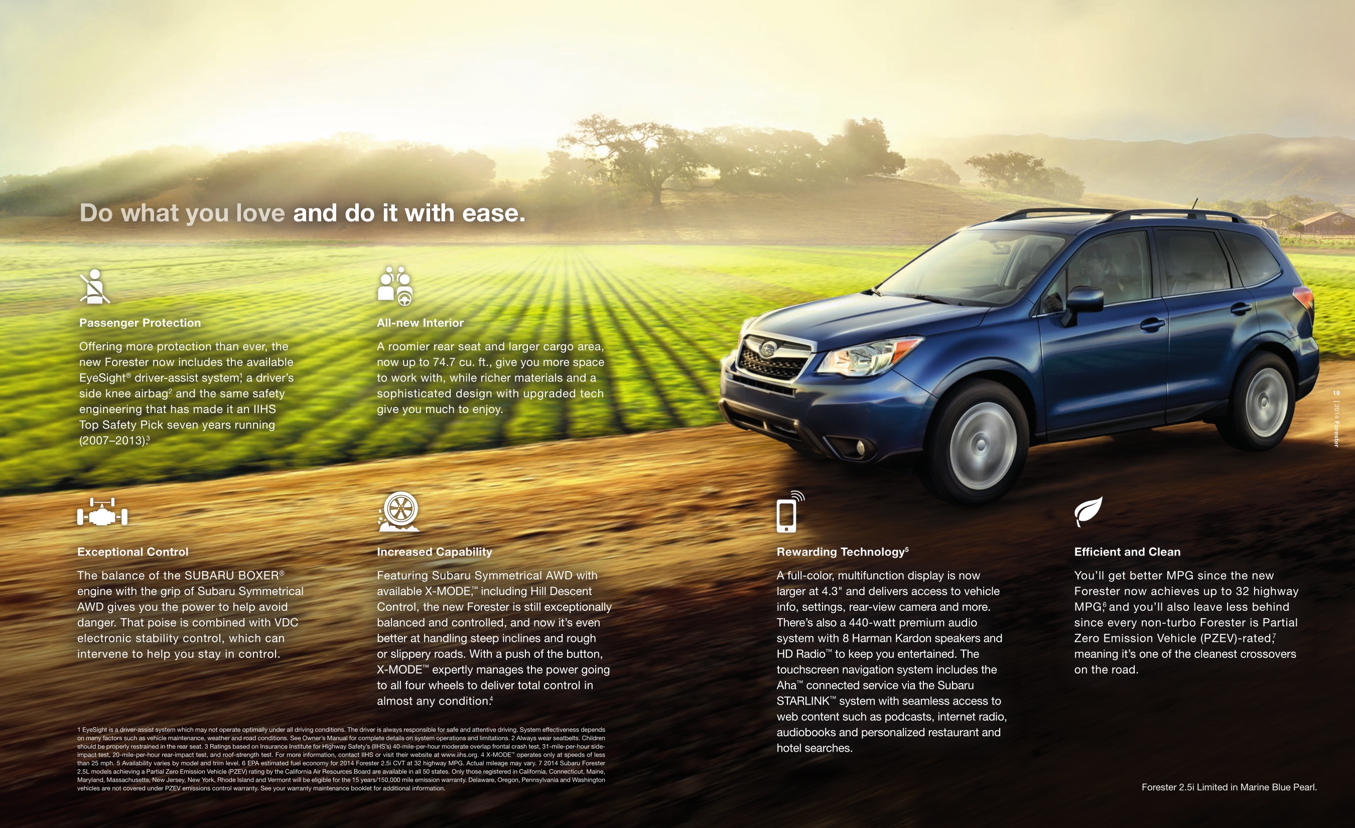 2014 Subaru Forester Brochure Page 17